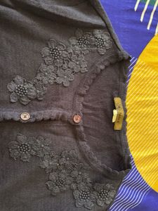 Navy Cardigan aesthetic
