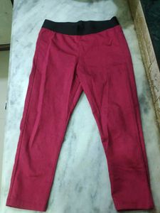 Reddish Colour Jeggings