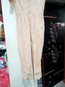 Beige Jumpsuit