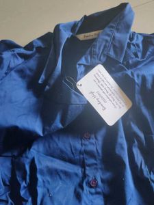Blue Dress Cotton Shirt