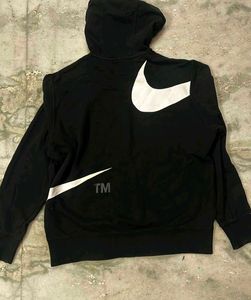 Nike Swoosh Black Hoodie