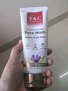 TAC 7% KUMKUMADI FACE WASH WITH SAFFRON &amp; 24K GOLD