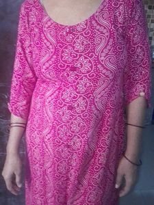 Pink Paisley Dress