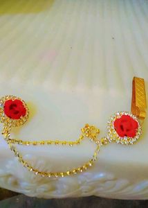 Rose Golden Brooch