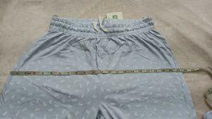 white printed cotton  trouser new
