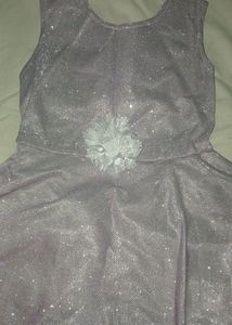 Lavender Colour Kids Western Dress 👗