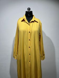 Yellow Shirt Dress