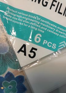 Laminating Film A5 (5 Sheets) Mr. DIY