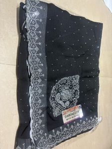 Elegant Black Saree