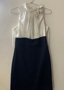 Black White Flower Dress