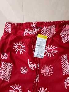 Red Printed Co-ord Set