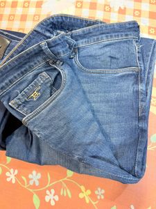 Flying Machine Blue Denim Jeans Mens Size 36