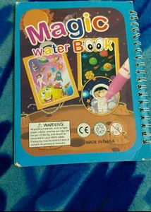 Kids Reusable Magic Water Coloring Book - Space Th
