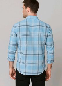 Qasmi and Sons Men’s Cotton Checked Shirt |  size.