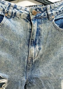 Distressed Denim Jeans