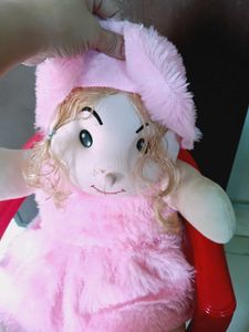 Cute Pink Plush Doll