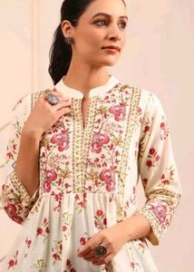 Floral Print Tunic Top