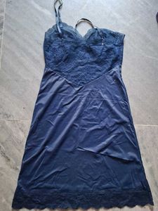 Blue Lace Cami Slip
