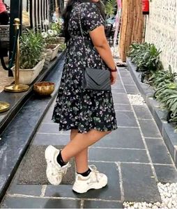 Floral Print Midi Dress