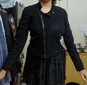 Vero Moda Faux Suede Black Jacket