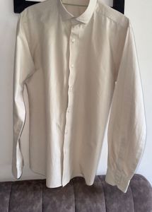 Men's Formal Beige Color Shirt