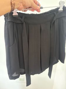 Black Skort with Tie