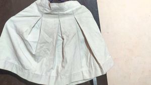 White School Skirt