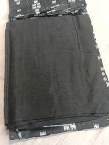 Black &amp; White Printed Suitpc
