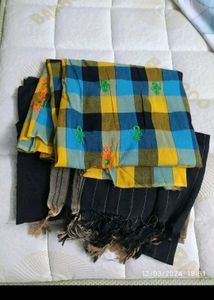 Multicolour dress Material (Kurti & Dupatta)
