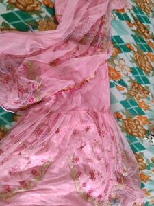 Lehenga Saree in pink colour
