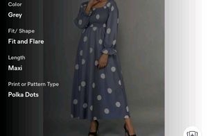 Polka Dot Smocked Maxi Dress