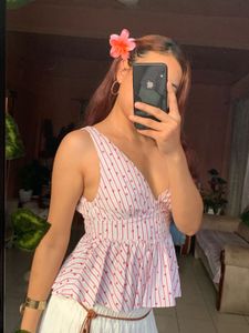 Floral Peplum Slip