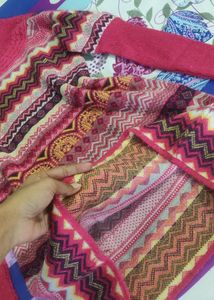Multicoloured Wollen Dress