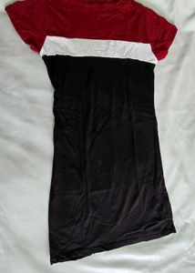 Colorblock T-Shirt Dress