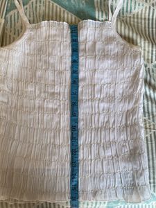 White Sleeveless Top