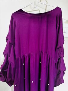Cute burgundy top - 4XL