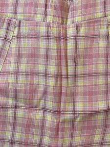 Pink Plaid Skort