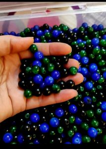 250 Mixed Glass Pearl For Jewellery Making