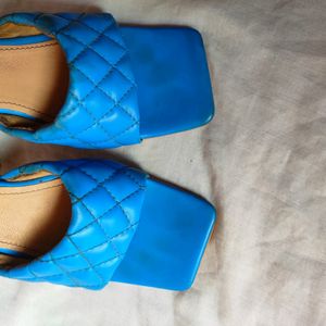 Everqupid Square Toe Quilted Heels