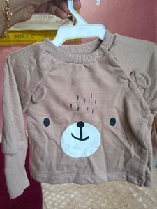 Cute Bear Graphic Baby Sweatshirt