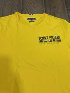Tommy Hilfiger Yellow Tee - Size L
