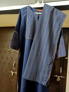 INDO ERA BLUE Elegant Kurta Set