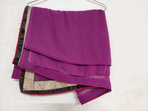 Elegant Purple Saree