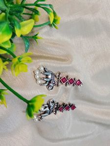 Excellent👌 Elephant ♥️pearls Earring