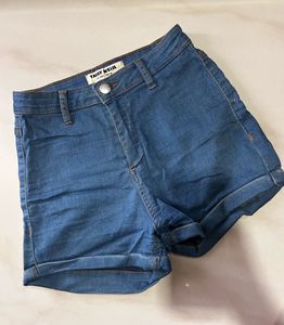 Blue Denim Shorts