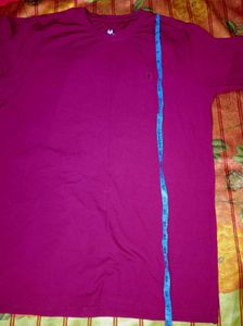 Maroon Active wear T-Shirt