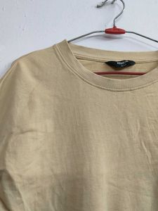 Casual Yellow Sweatshirt