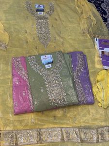 Elegant Embroidered Pakistani Suit