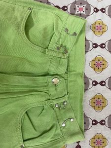 Trendy Neon Ripped Jeans – Adjustable Waist