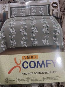 Amul King Size Bedsheet On Very High Discount